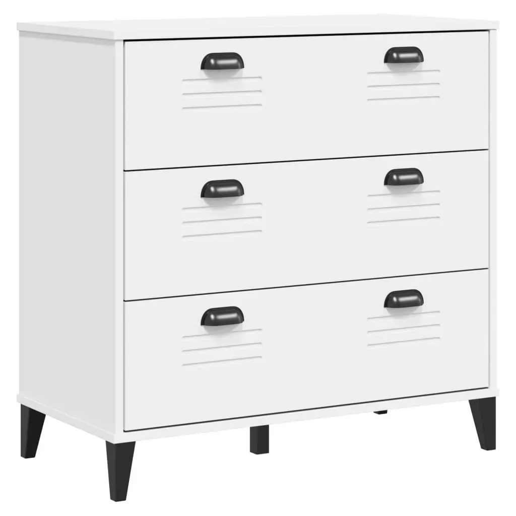 Drawer Cabinet VIKEN White Engineered Wood Price