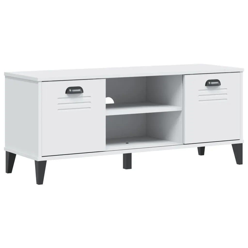 Shoe Bench VIKEN White 106x35x45 cm Engineered Wood Price