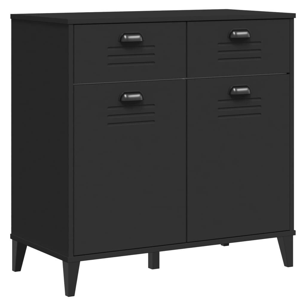 Sideboard VIKEN Black 80x40x80 cm Engineered Wood Price