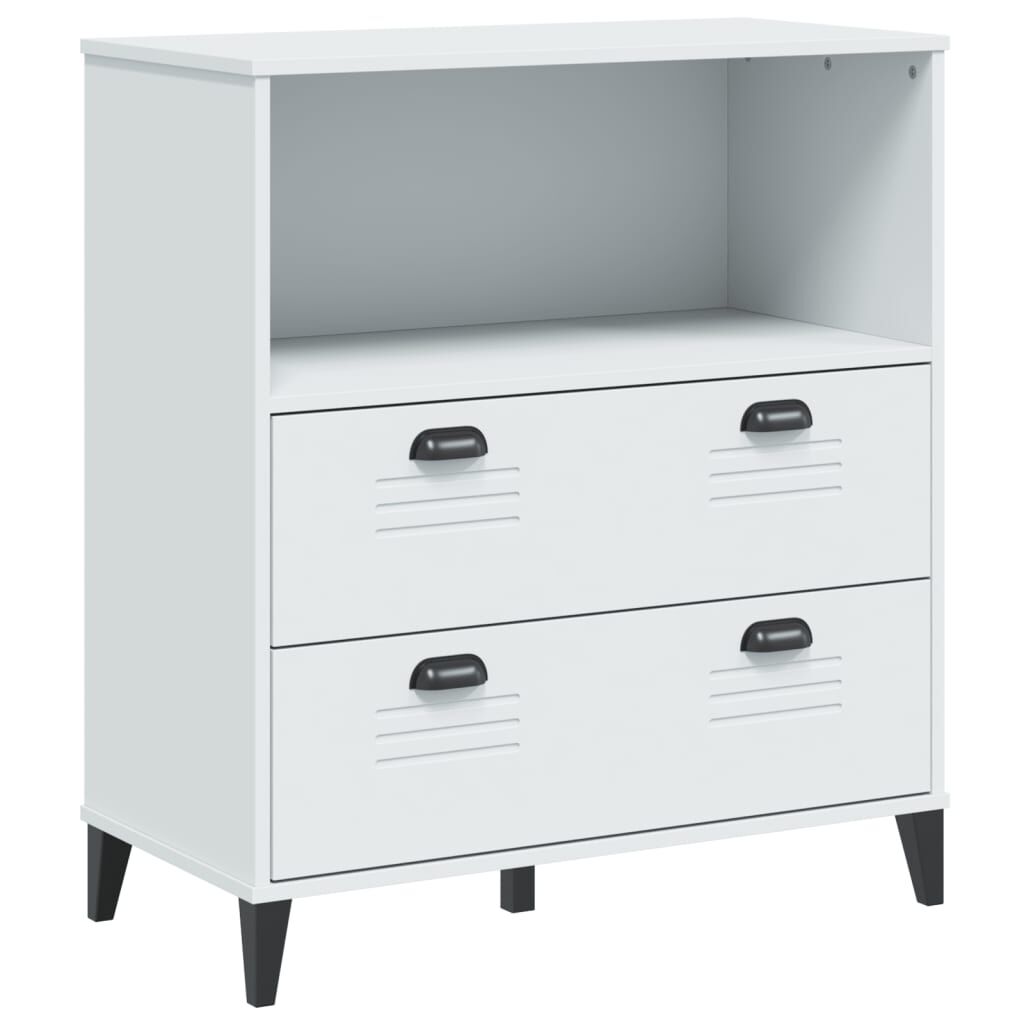 Bookcase VIKEN White 80x40x90 cm Engineered Wood Price