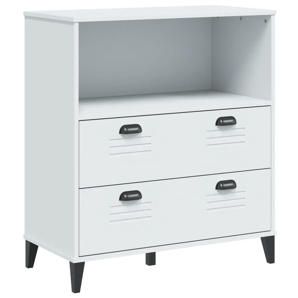 Bookcase VIKEN White 80x40x90 cm Engineered Wood Price