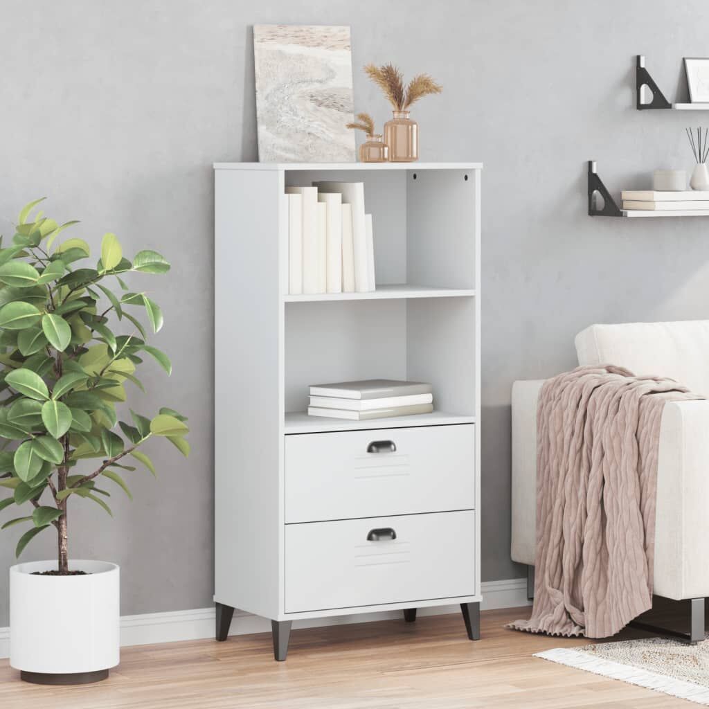 Bookcase VIKEN White 60x35x123 cm Engineered Wood Price
