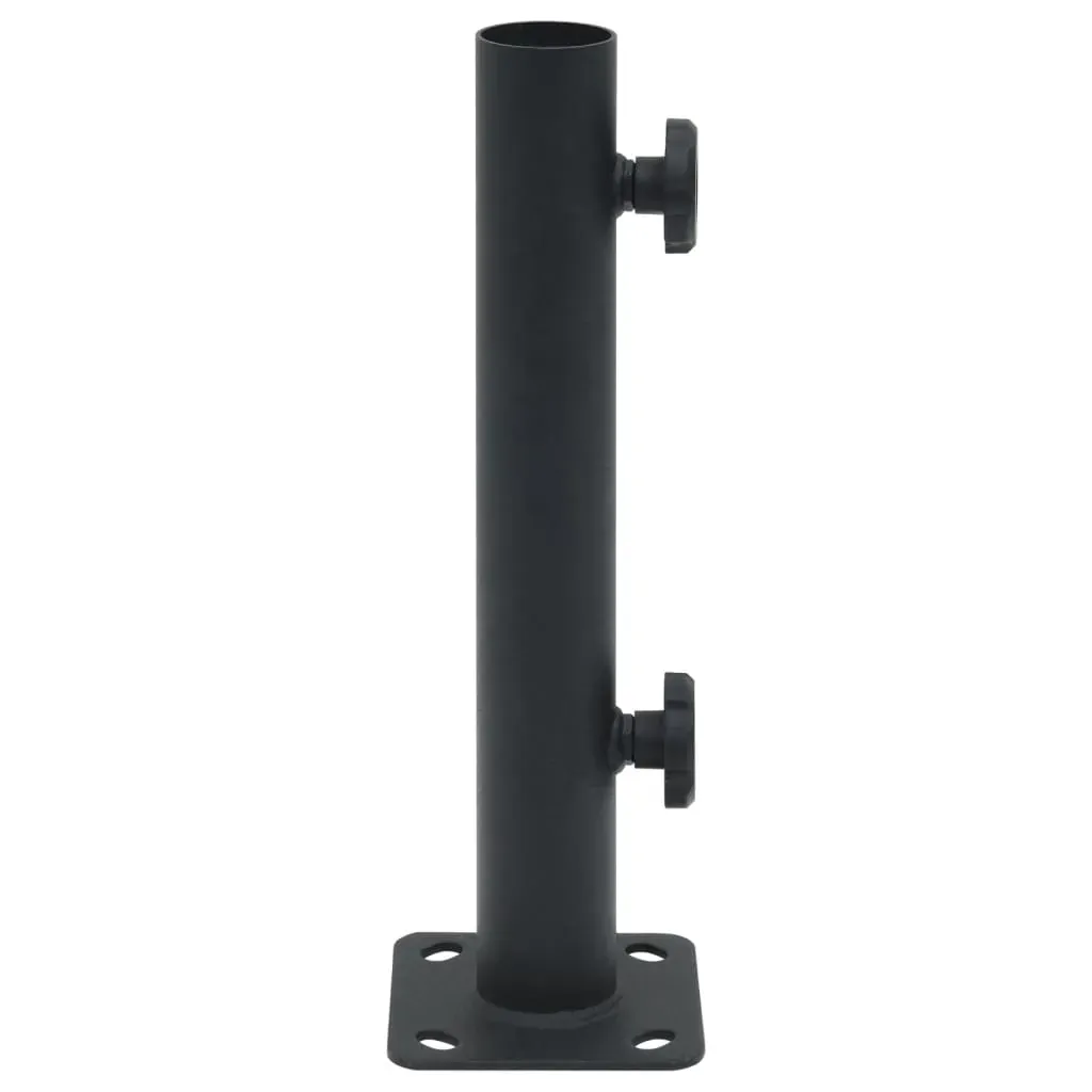 Parasol Base for Ø32/34/38 mm Pole Matt Black Steel Price