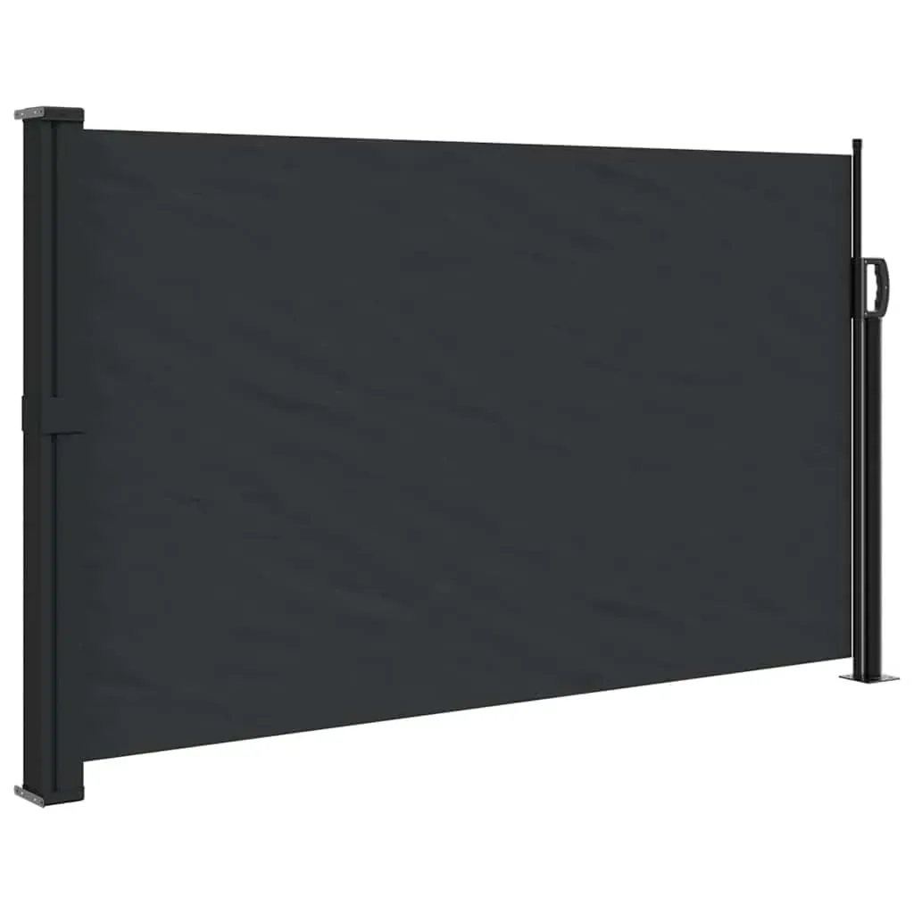 Retractable Side Awning Black 117x300 cm Price