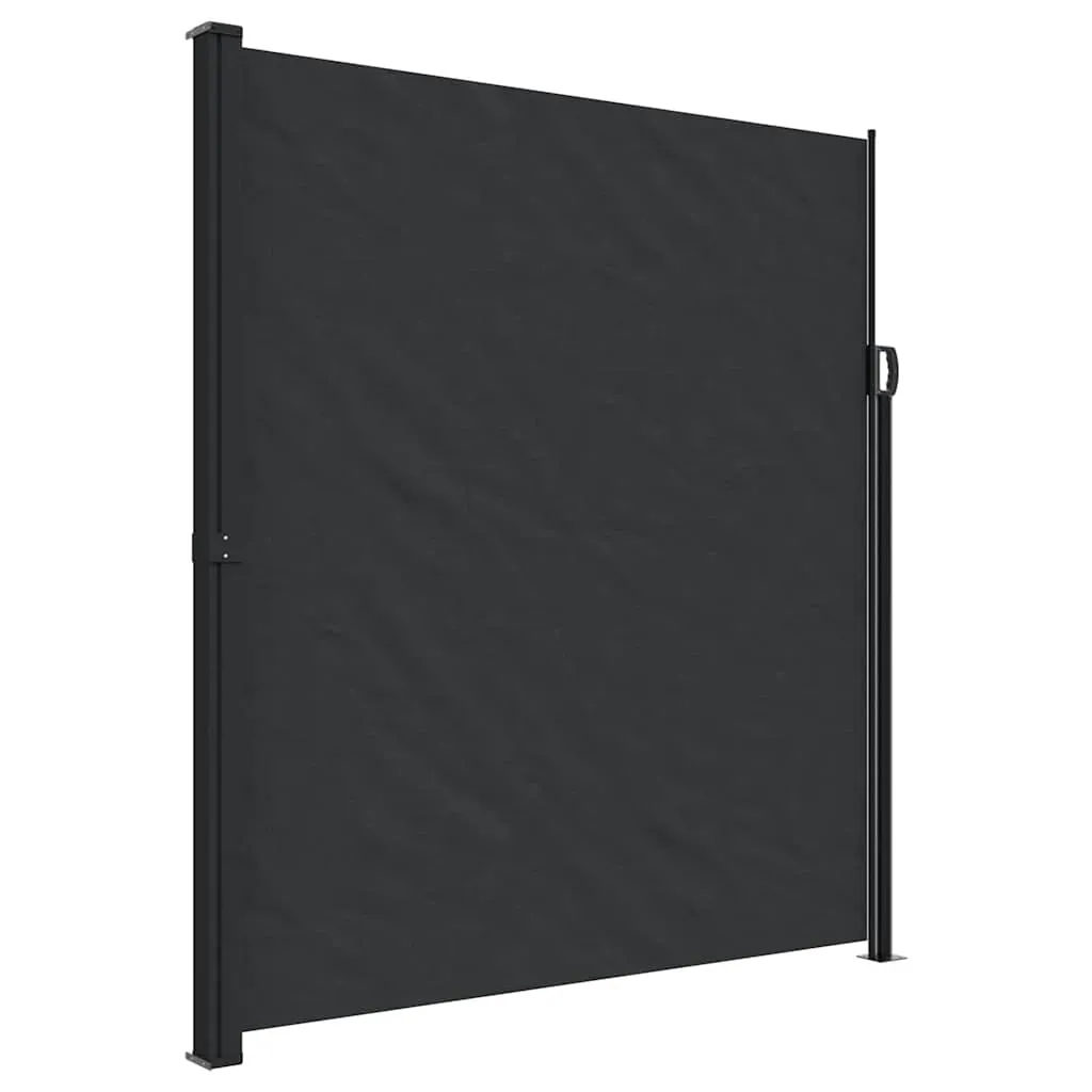 Retractable Side Awning Black 220x600 cm Price