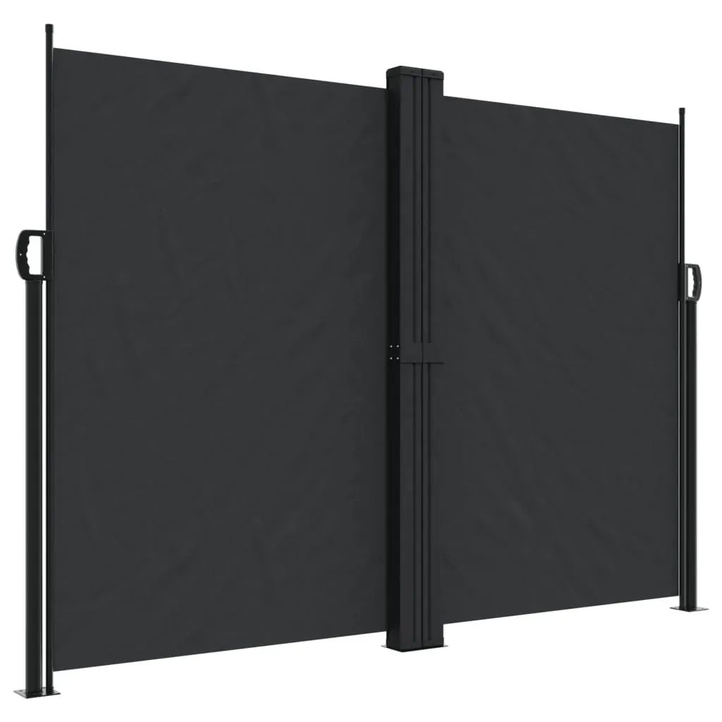 Retractable Side Awning Black 180x1000 cm Price