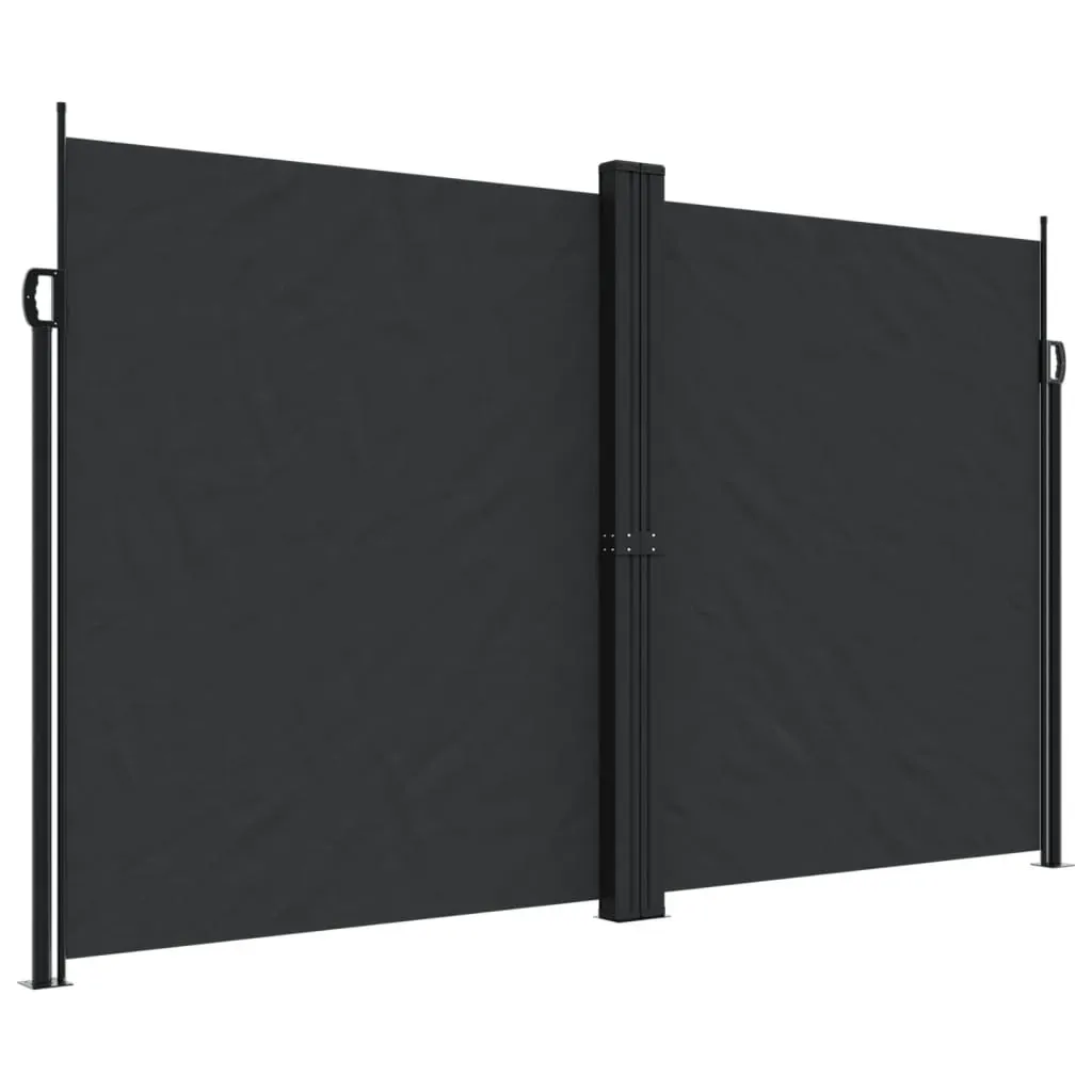 Retractable Side Awning Black 200x1000 cm Price