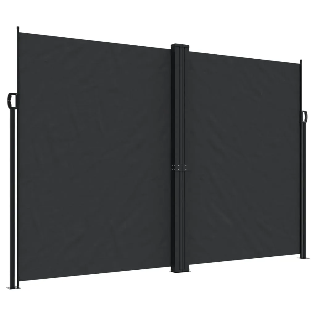 Retractable Side Awning Black 220x1000 cm Price