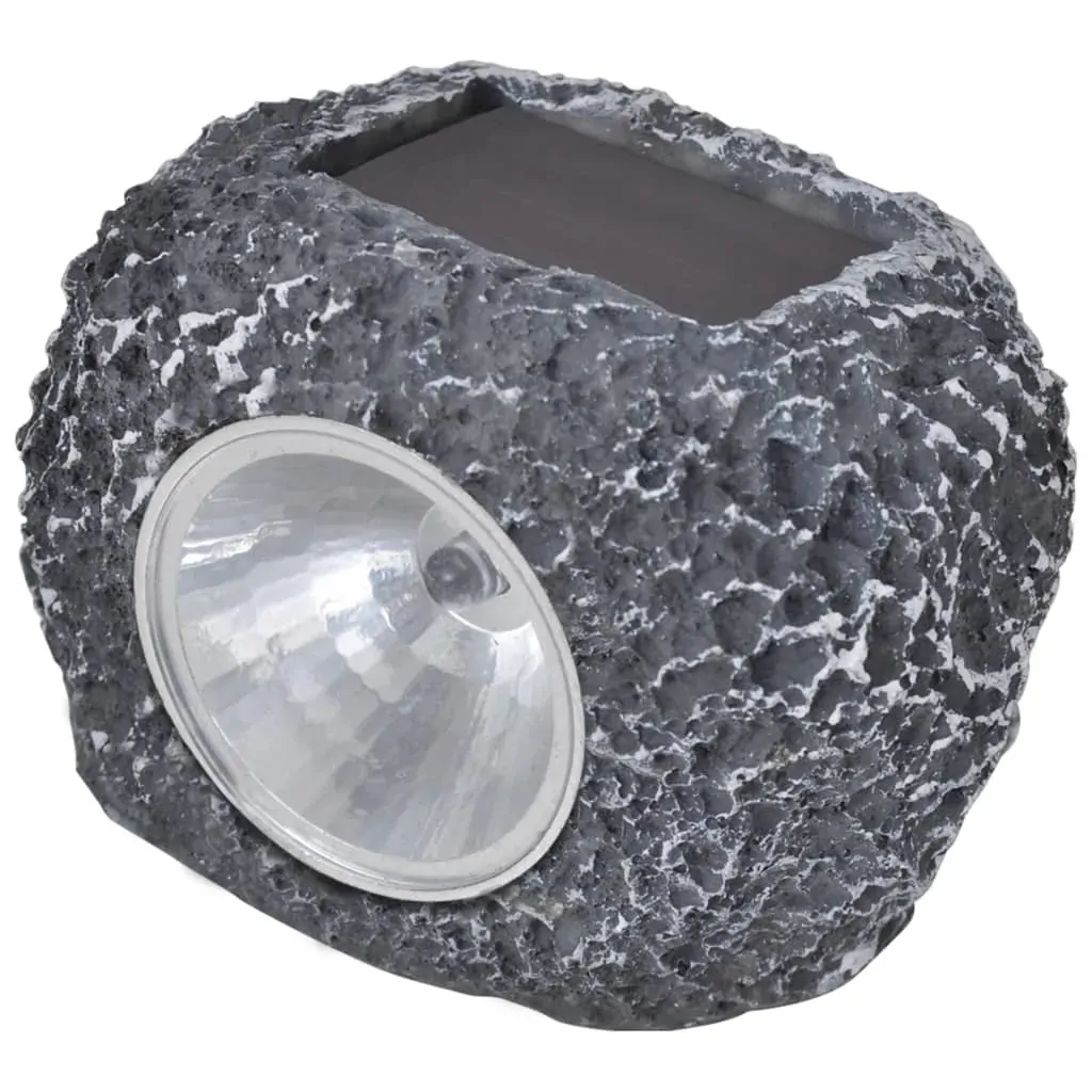 Outdoor Solar Powered LED Spotlight Stone Shape 12 pcs Price