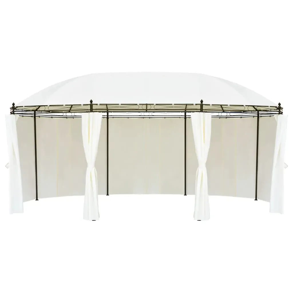 Gazebo Cream White 530x350x265 cm Price
