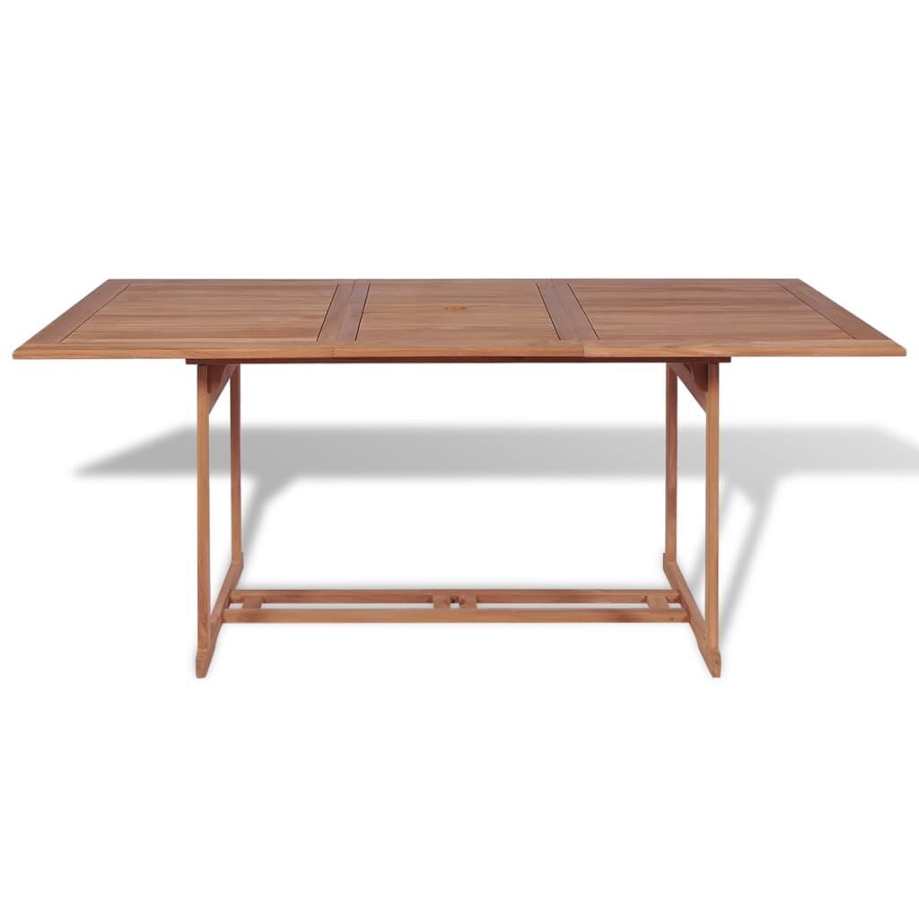 7 Piece Outdoor Dining Set Solid Teak Wood Price