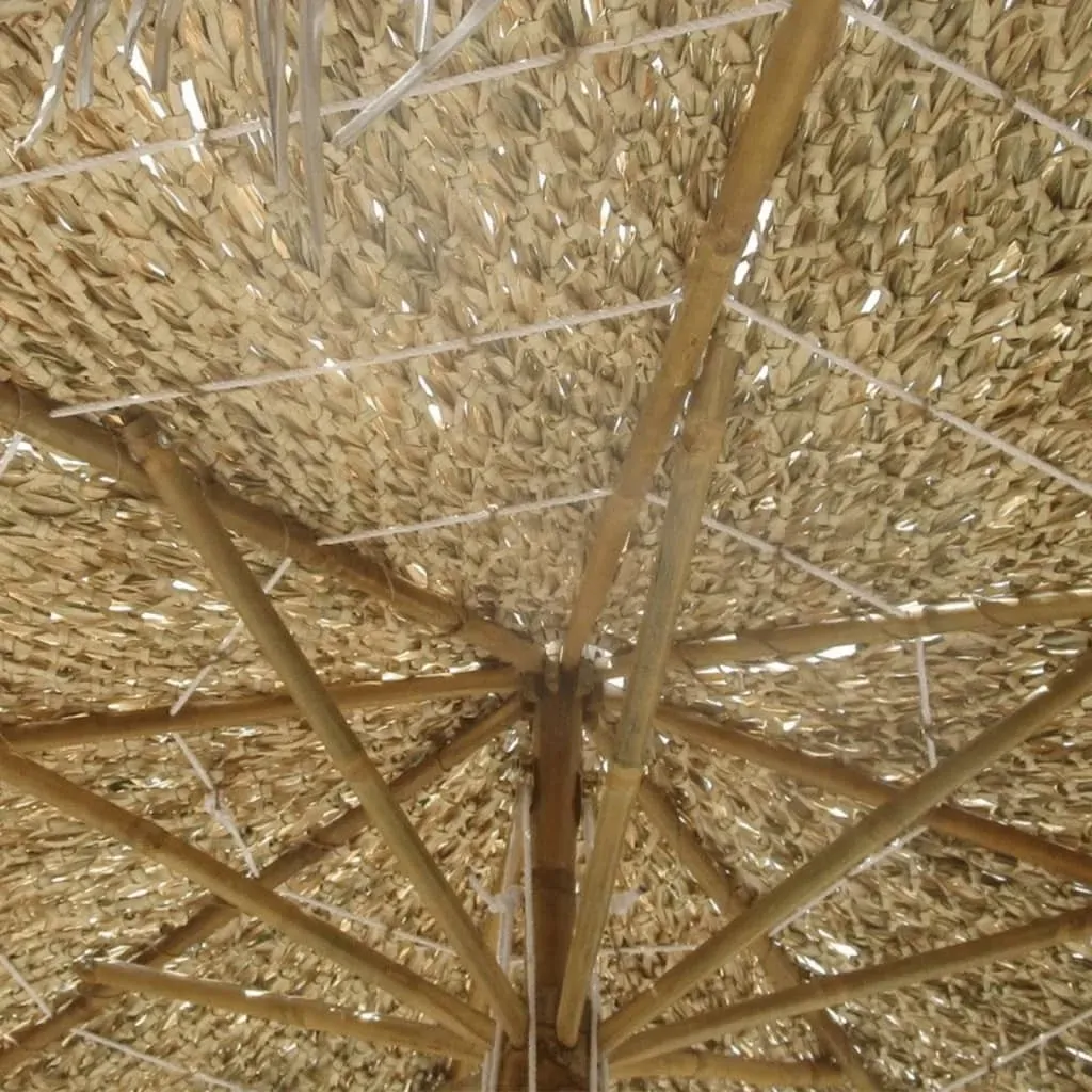 Bamboo Garden Parasol with Banana Leaf Roof 210 cm Price
