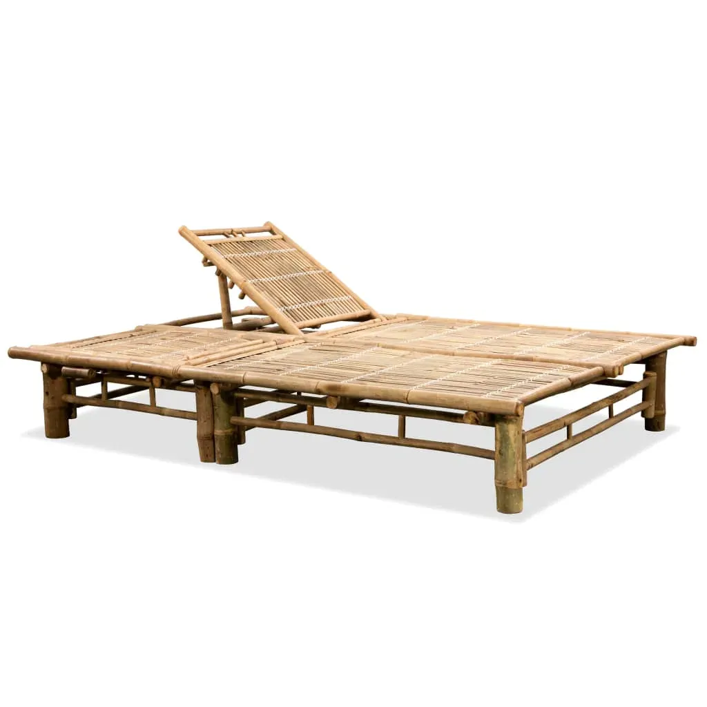 2-Person Sun Lounger Bamboo Price