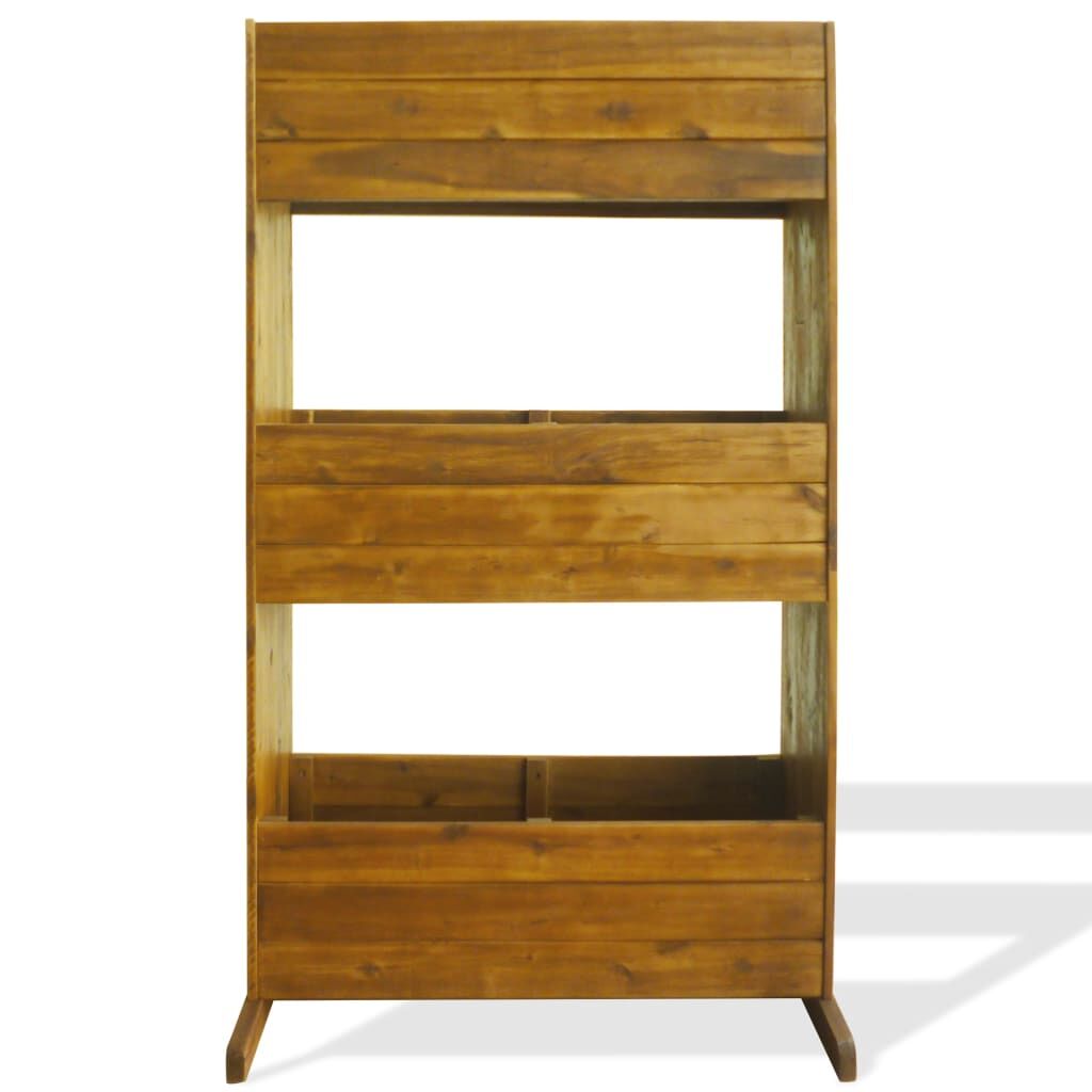 3-Tier Garden Raised Bed Solid Acacia Wood Price