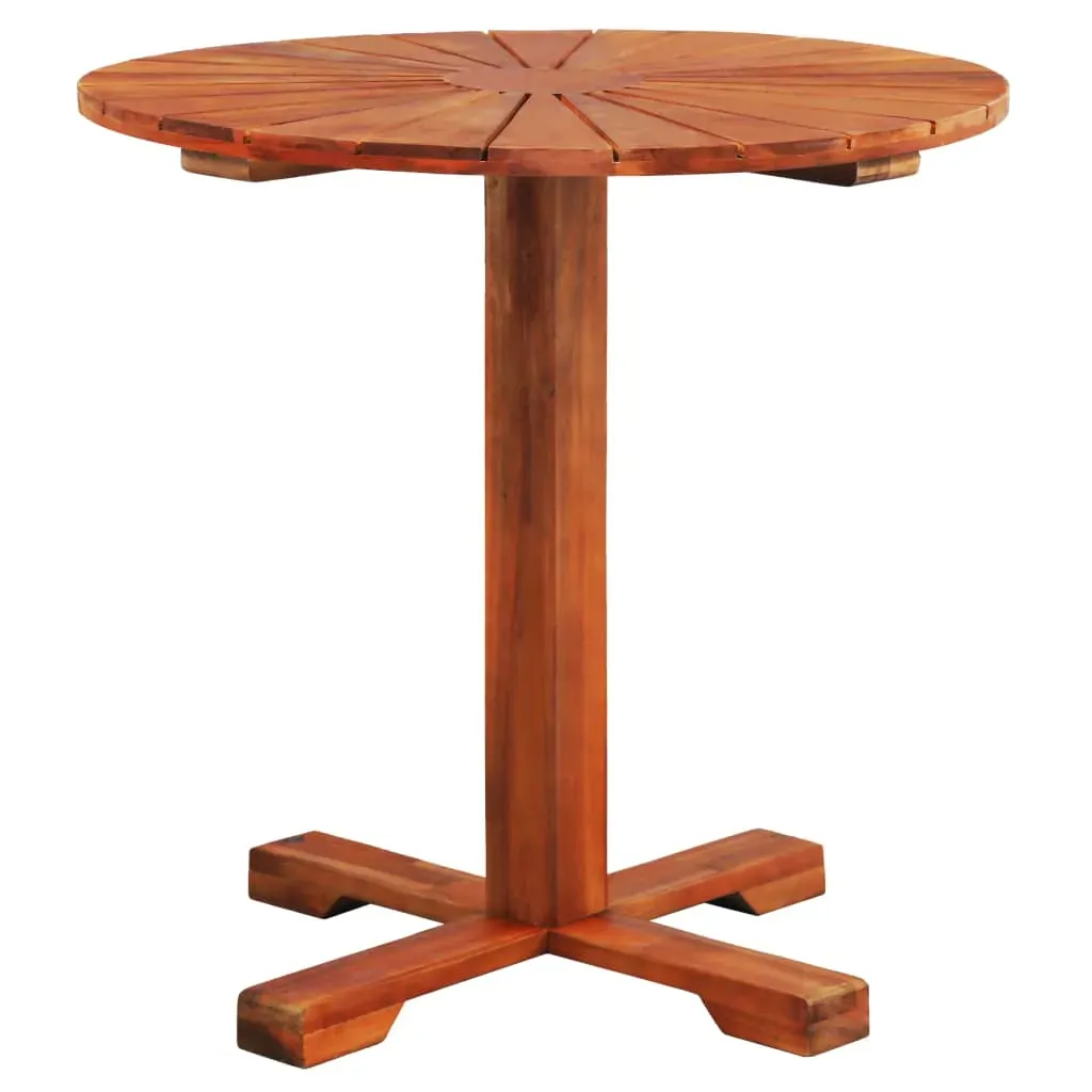 Bistro Table 70x70 cm Solid Acacia Wood Price