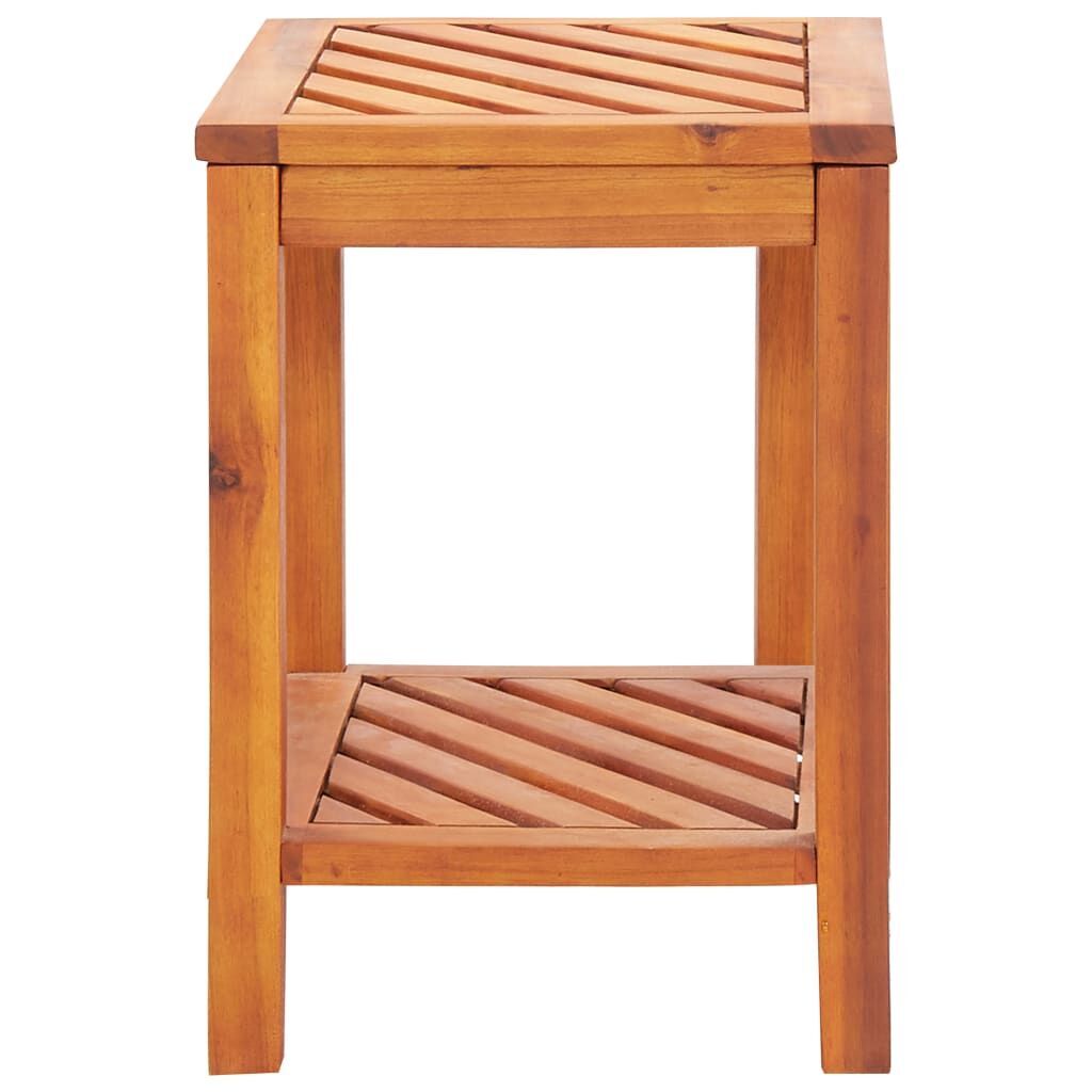 Side Table Solid Acacia Wood 45x33x45 cm Price