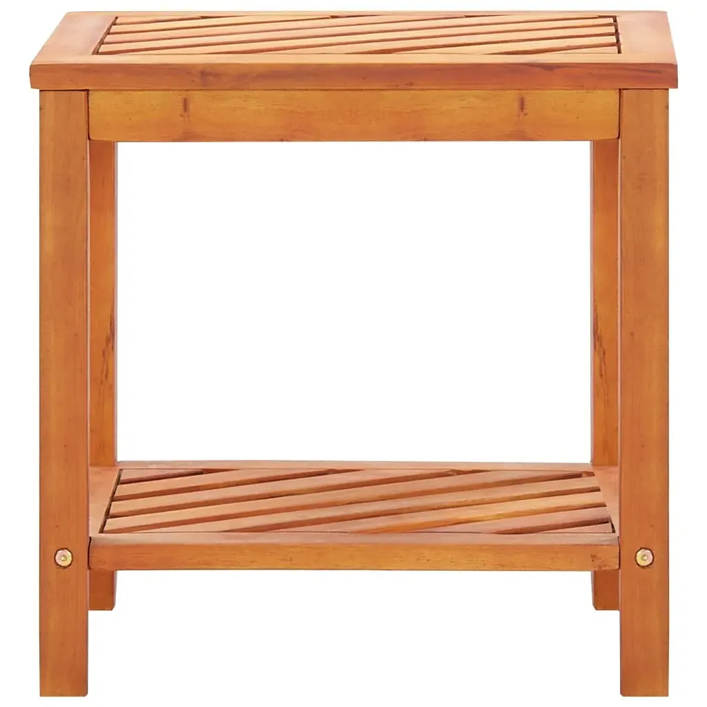 Side Table Solid Acacia Wood 45x33x45 cm Price