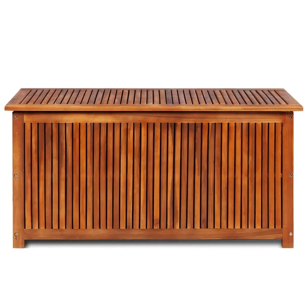 Garden Storage Box 117x50x58 cm Solid Acacia Wood Price