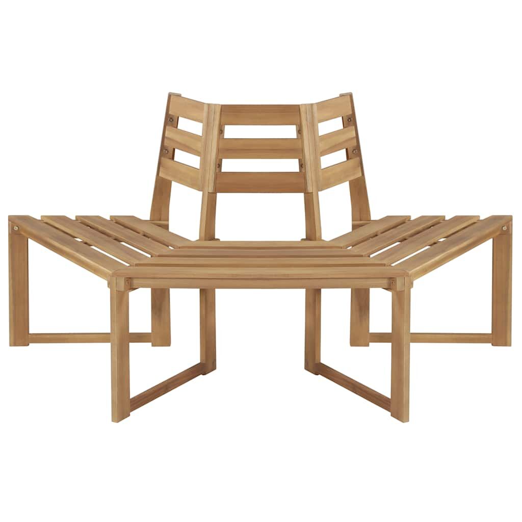 Tree Bench Half-hexagonal 160 cm Solid Acacia Wood Price