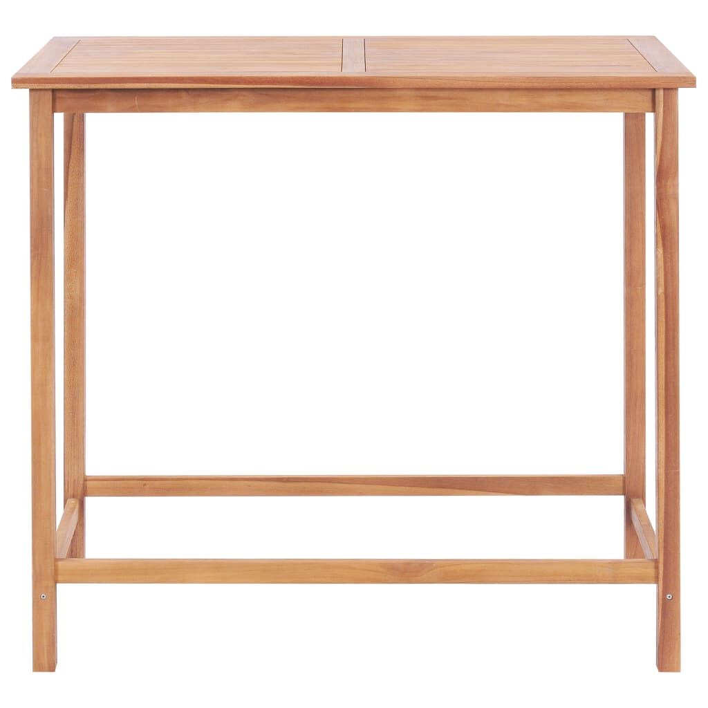 Garden Bar Table 120x65x110 cm Solid Teak Wood Price