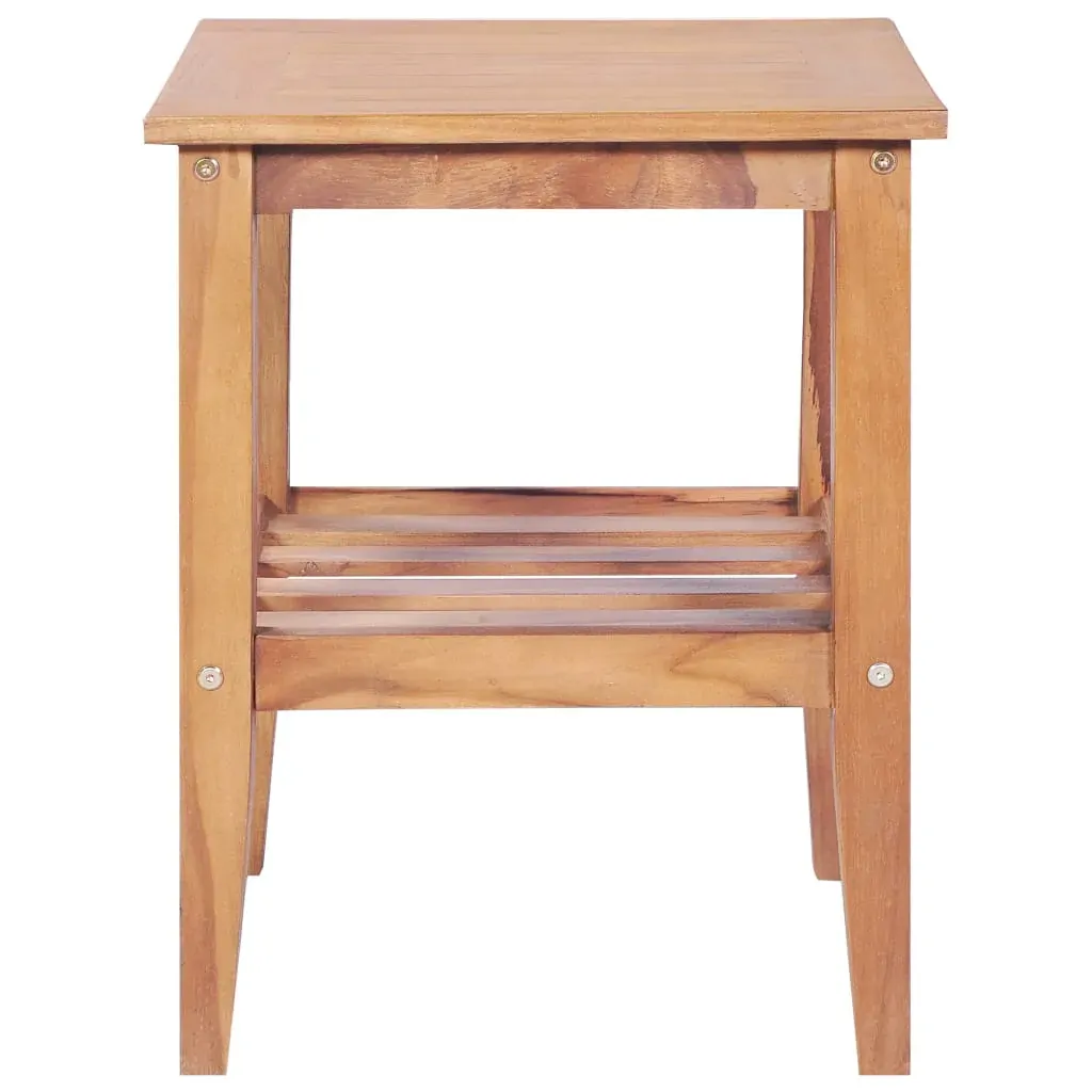 Coffee Table 40x40x50 cm Square Solid Teak Price