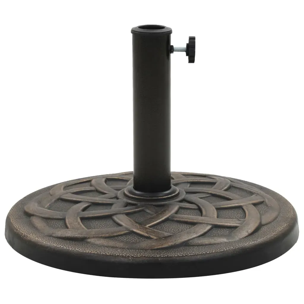 Parasol Base Round Polyresin 19 kg Bronze Price
