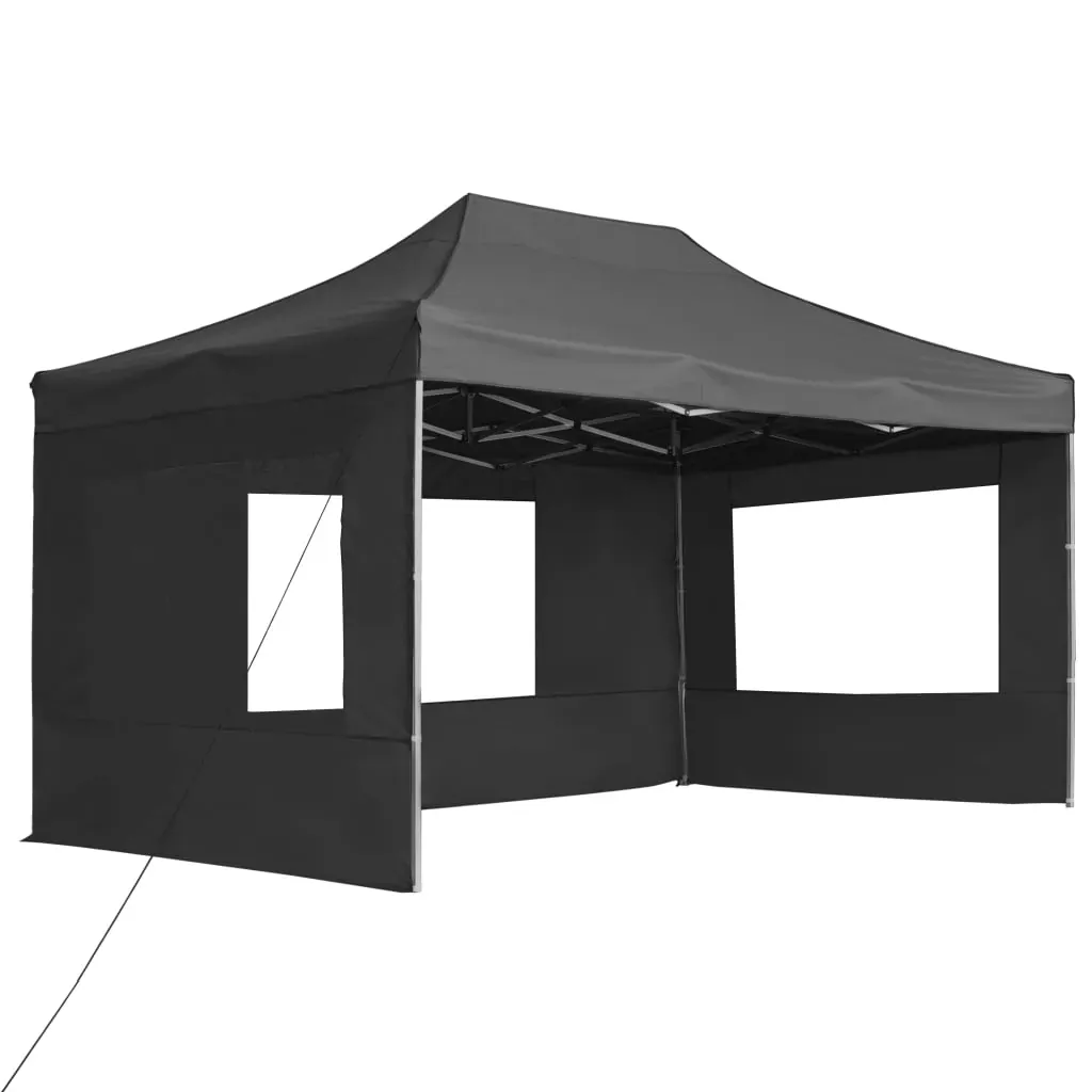 Professional Folding Party Tent with Walls Aluminium 4.5x3 m Anthracite Price