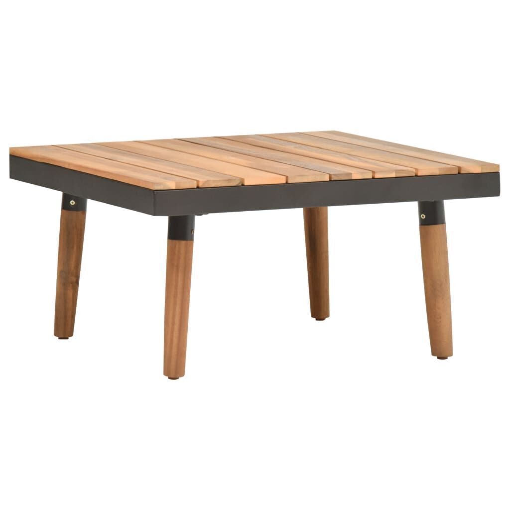 4 Piece Garden Lounge Set with Cushions Solid Acacia Wood Price