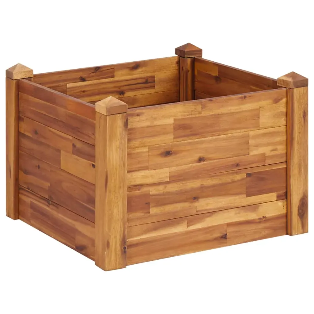 Garden Raised Bed 60x60x44 cm Solid Acacia Wood Price