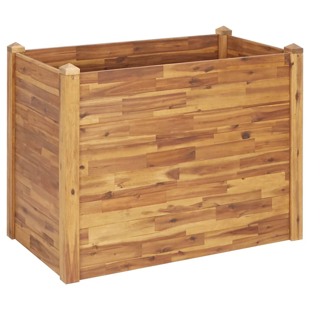 Garden Raised Bed 110x60x84 cm Solid Acacia Wood Price