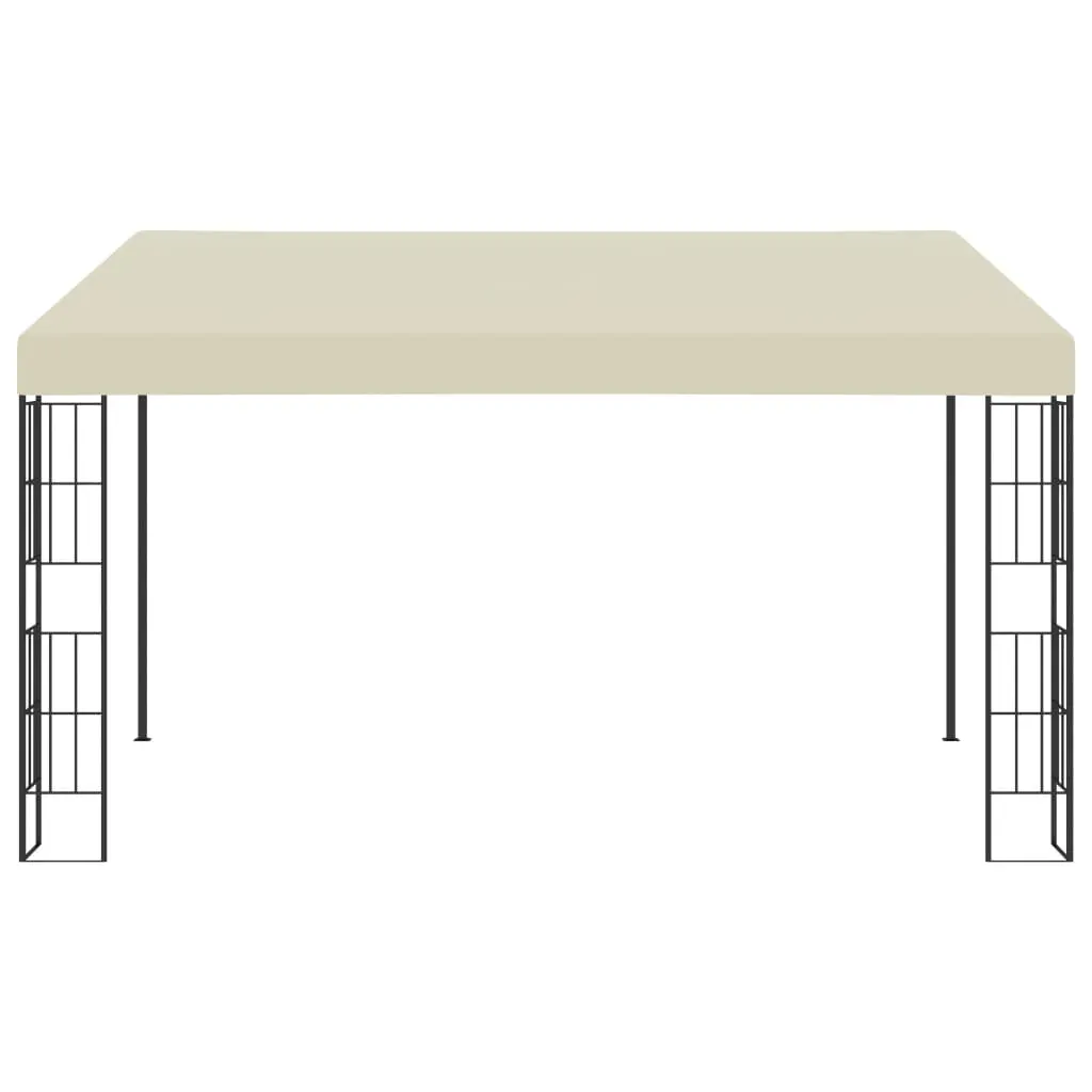 Wall-mounted Gazebo 3x4 m Cream Fabric Price