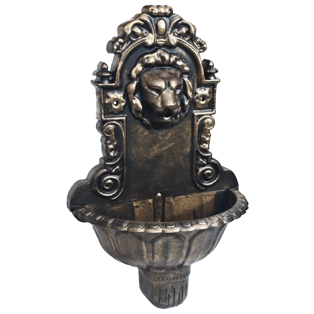 Wall Fountain Lion Head Design Bronze Price