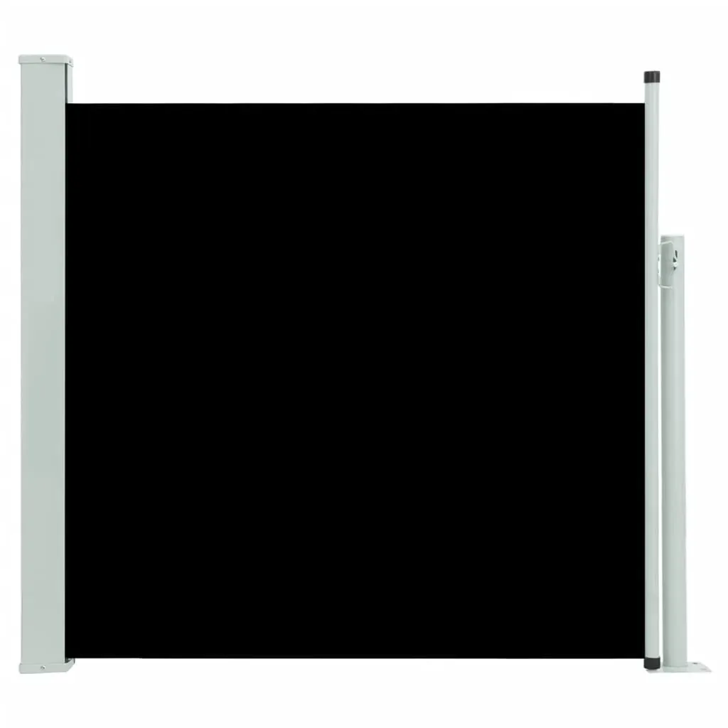Patio Retractable Side Awning 170x300 cm Black Price