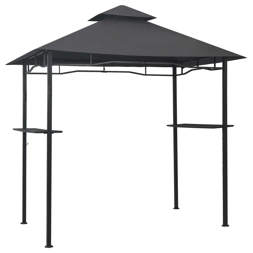 BBQ Gazebo 240x150x255 cm Anthracite Steel Price