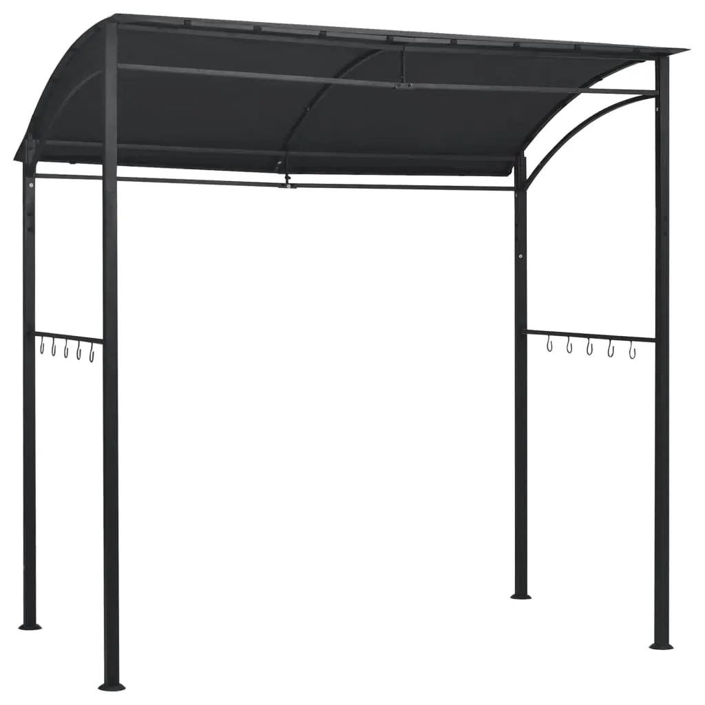 BBQ Gazebo 215x150x220 cm Anthracite Steel Price