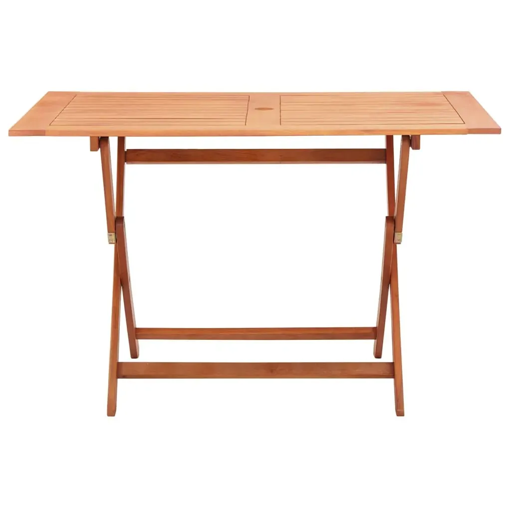 Folding Garden Table 120x70x75 cm Solid Eucalyptus Wood Price