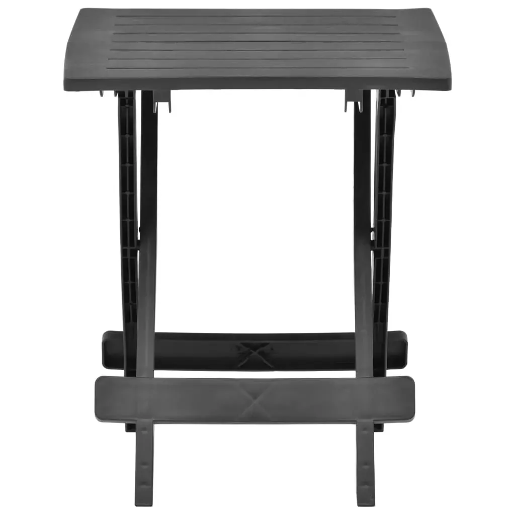 Folding Garden Table Anthracite 45x43x50 cm Plastic Price