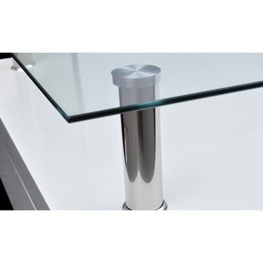 Coffee Table with Glass Top White Price