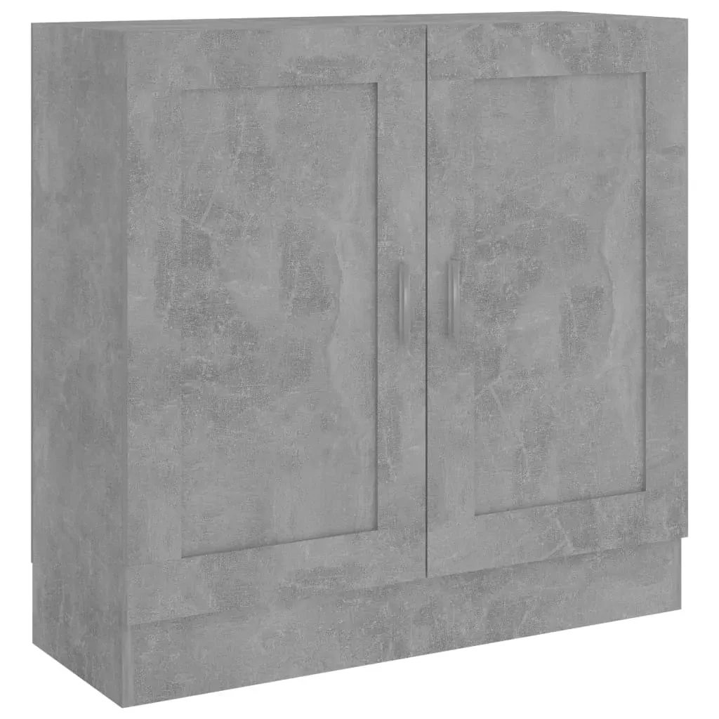 Book Cabinet Concrete Grey 82.5x30.5x80 cm Engineered Wood Price