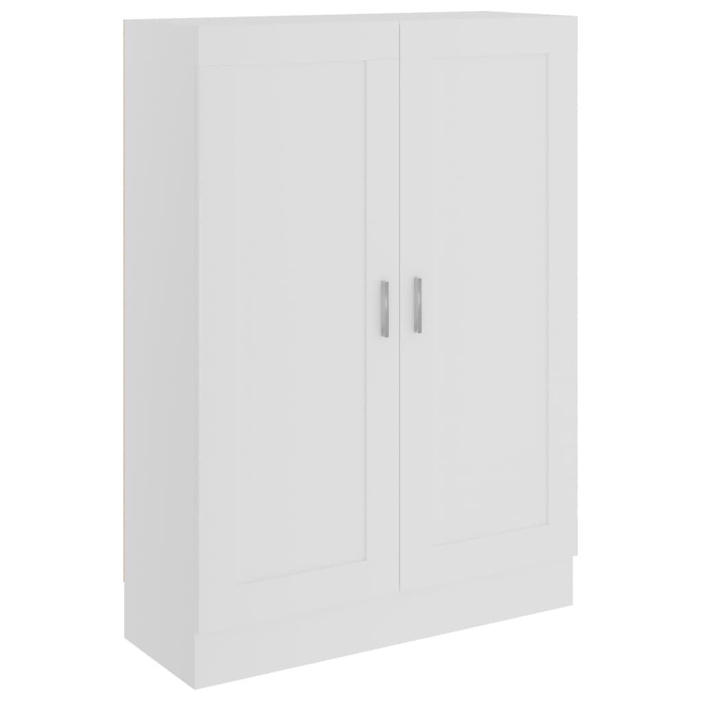 Book Cabinet White 82.5x30.5x115 cm Engineered Wood Price