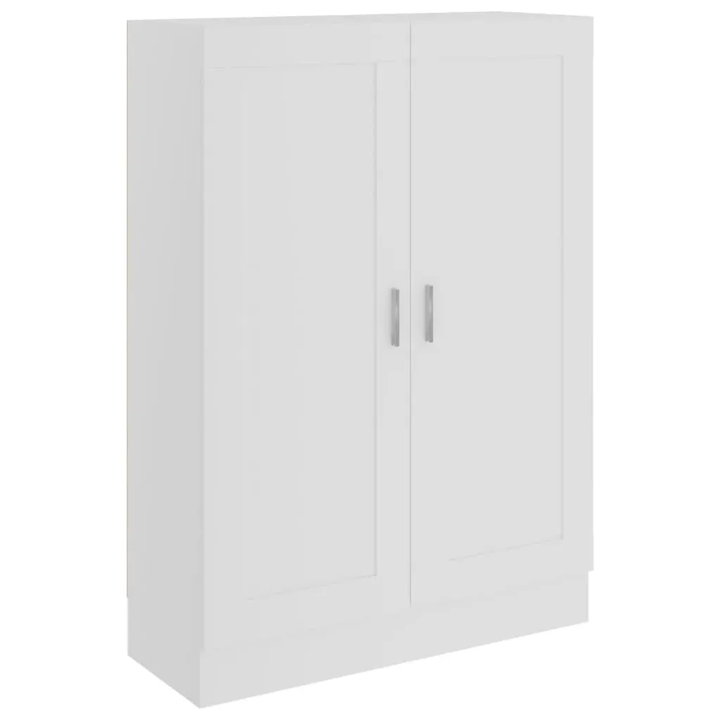 Book Cabinet White 82.5x30.5x115 cm Engineered Wood Price