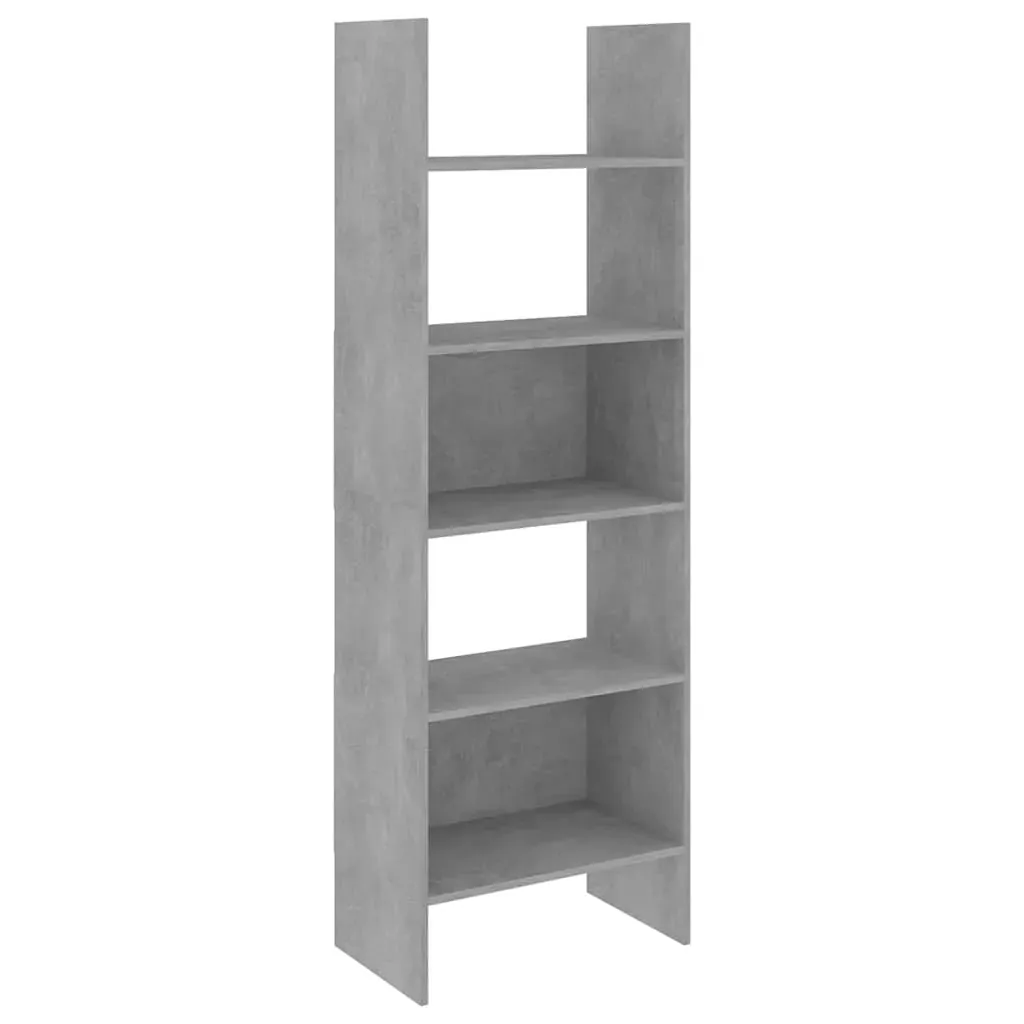 Book Cabinet Concrete Grey 60x35x180 cm Engineered Wood Price
