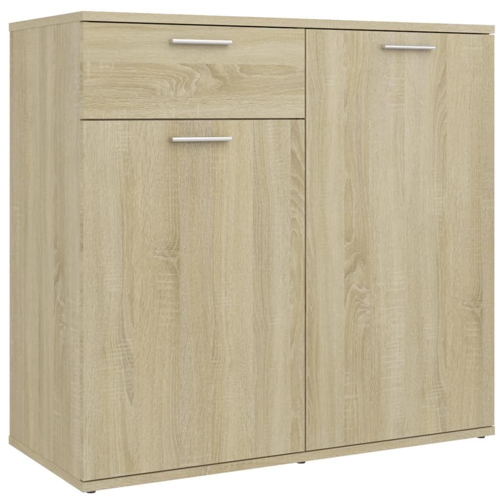 Sideboard Sonoma Oak 80x36x75 cm Engineered Wood Price
