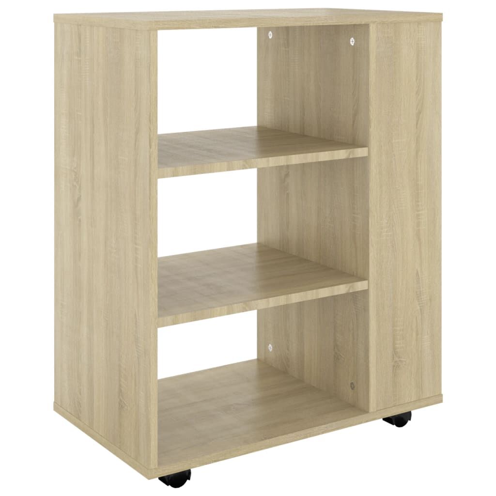 Rolling Cabinet Sonoma Oak 60x35x75 cm Engineered Wood Price