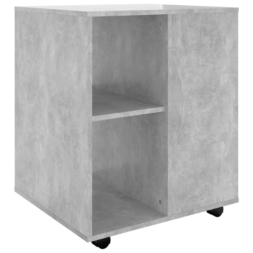 Rolling Cabinet Concrete Grey 60x53x72 cm Engineered Wood Price