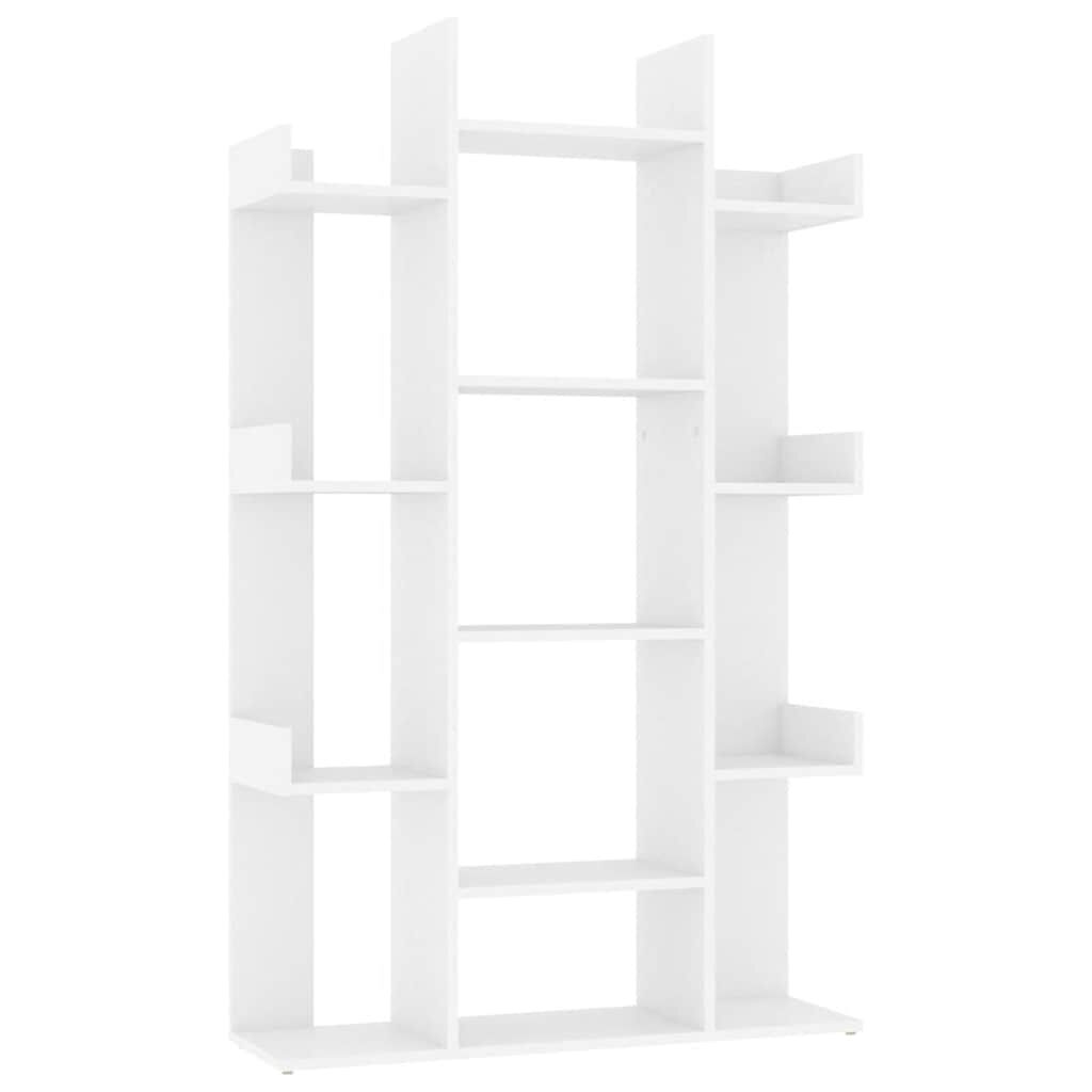 Book Cabinet White 86x25.5x140 cm Engineered Wood Price
