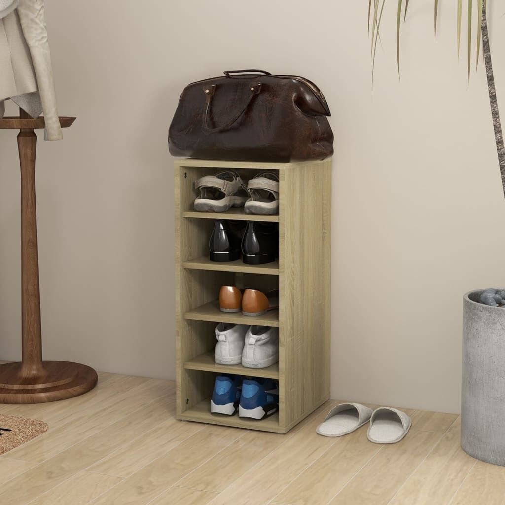 Shoe Cabinet Sonoma Oak 31.5x35x70 cm Engineered Wood Price