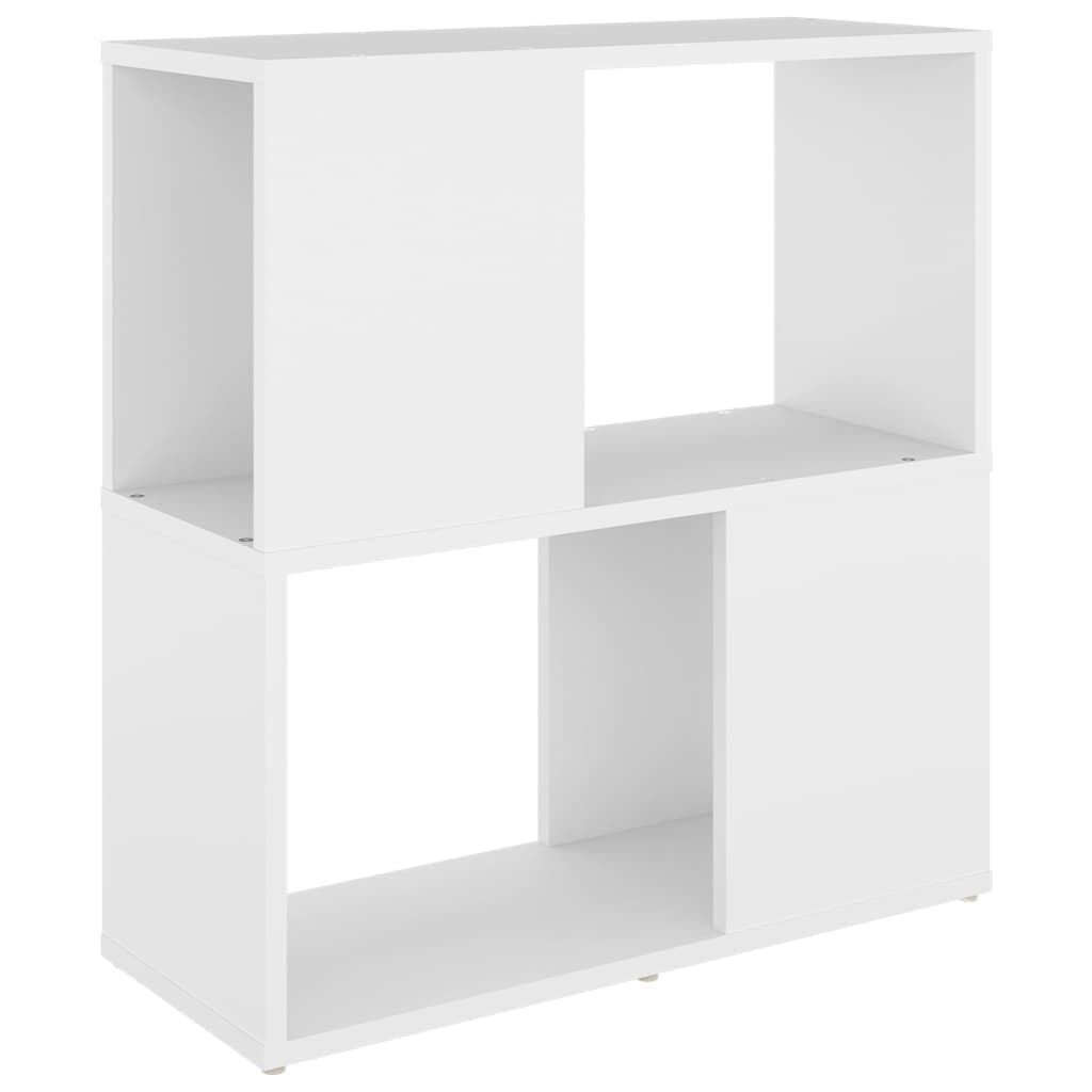 Book Cabinet White 60x24x63 cm Engineered Wood Price