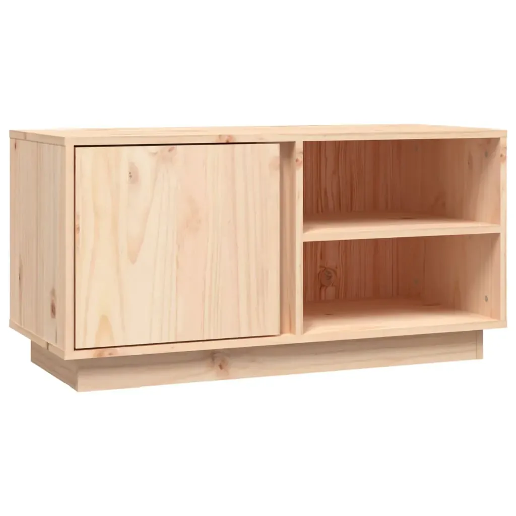 TV Cabinet 80x35x40.5 cm Solid Wood Pine Price