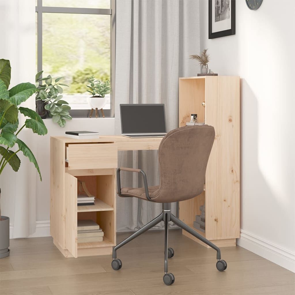 Desk 110x53x117 cm Solid Wood Pine Price